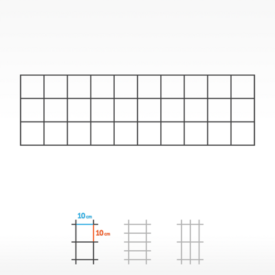 Gitter 100 x 30 cm