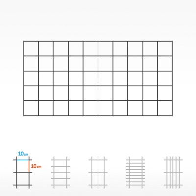 Gitter 100 x 50 cm
