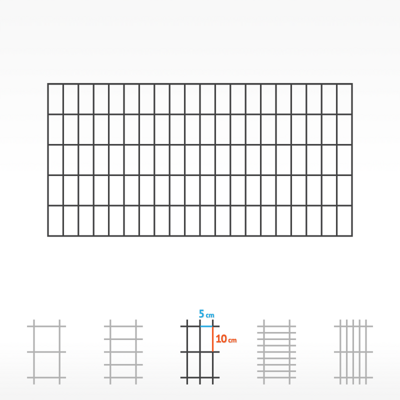 Gitter 100 x 50 cm