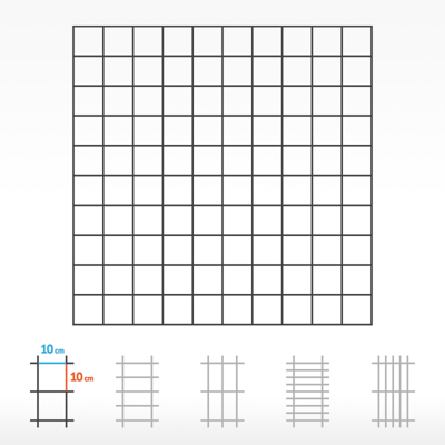 Gitter 100 x 100 cm