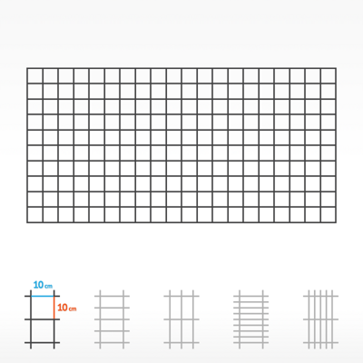 Gitter 200 x 100 cm