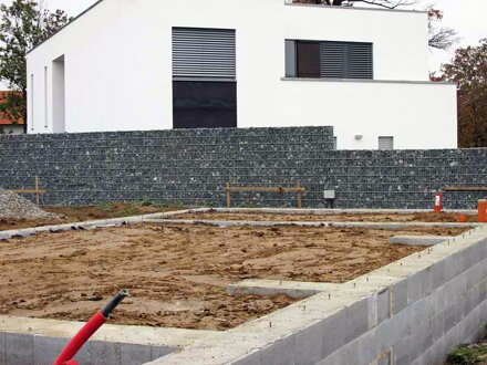 Gabionenplatten und pfosten