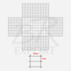 Gabione 100 x 70 x 50 cm 