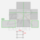 Gabione 200 x 150 x 100 cm 