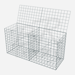 Gabione 200 x 70 x 100 cm 
