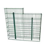 Gabionenzaun Premium Plus, verzinkt, grün
