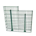 Gabionenzaun Premium Plus, verzinkt, grün