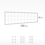 Gitter 100 x 30 cm