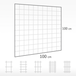 Gitter 100 x 100 cm