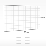 Gitter 150 x 100 cm