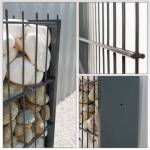 Gabionenzaun ELEGANT, verzinkt, anthrazit